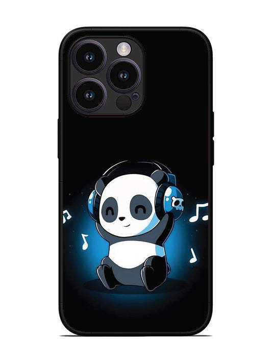 iPhone 14 Pro Panda Listening Music