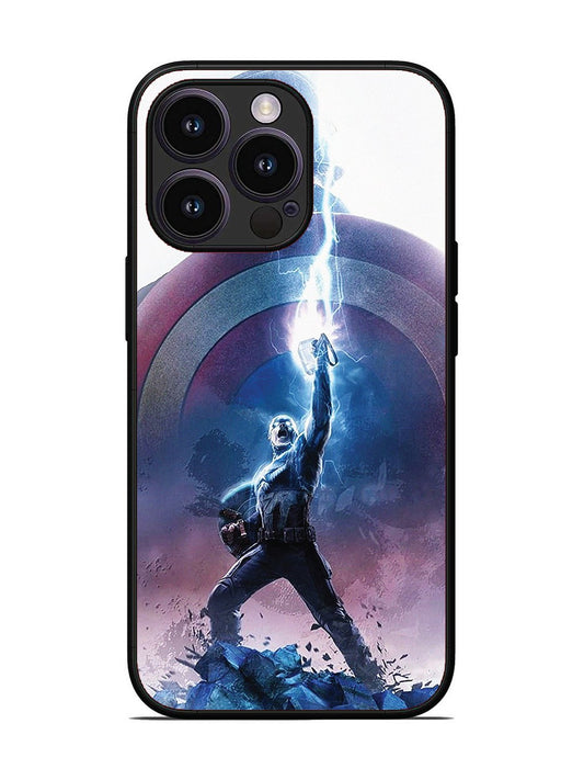 iPhone 14 Pro captain-america-thor-hammer-lightning