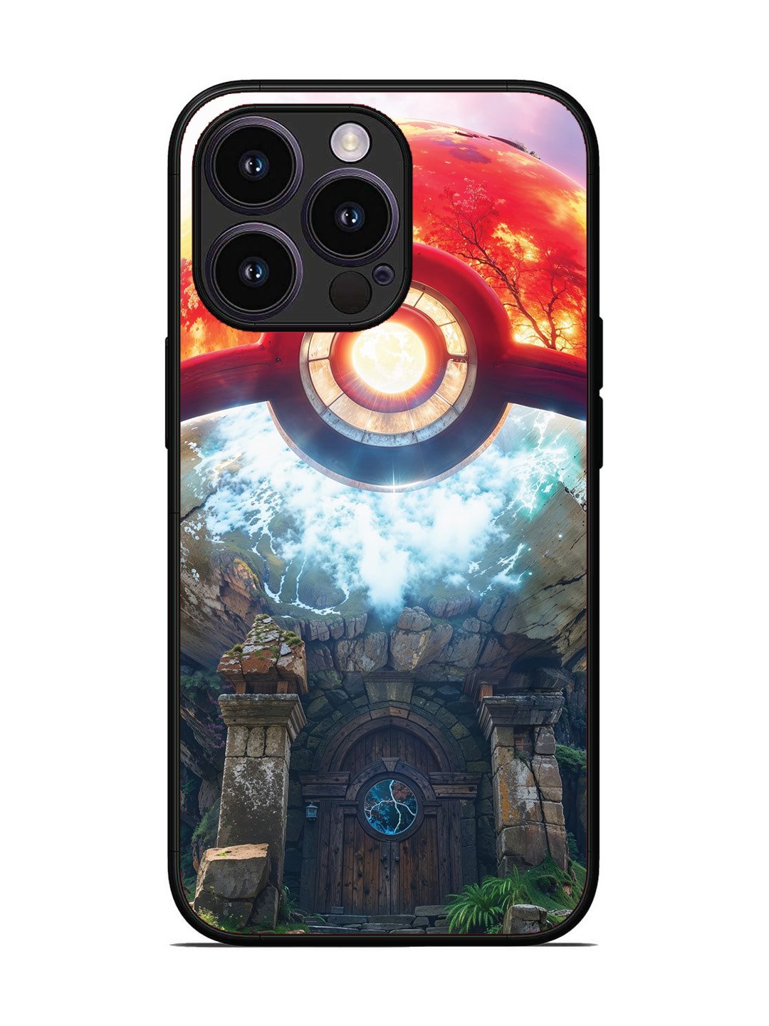 iPhone 14 Pro Cartoon-ball-house-anime