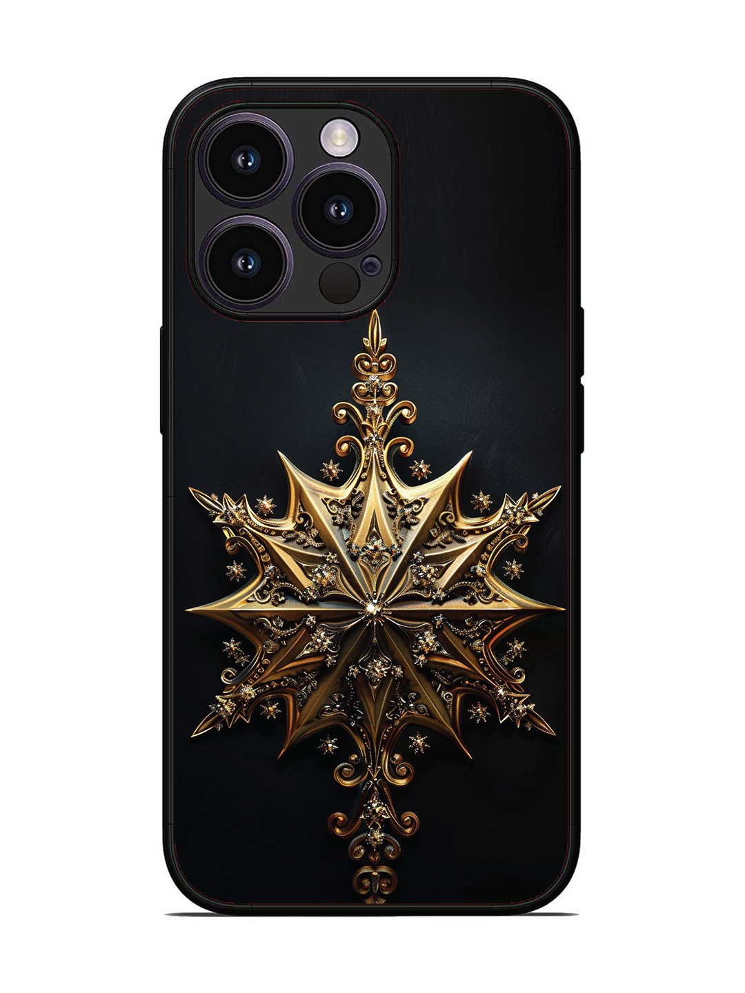 iPhone 14 Pro Ornate Golden Star