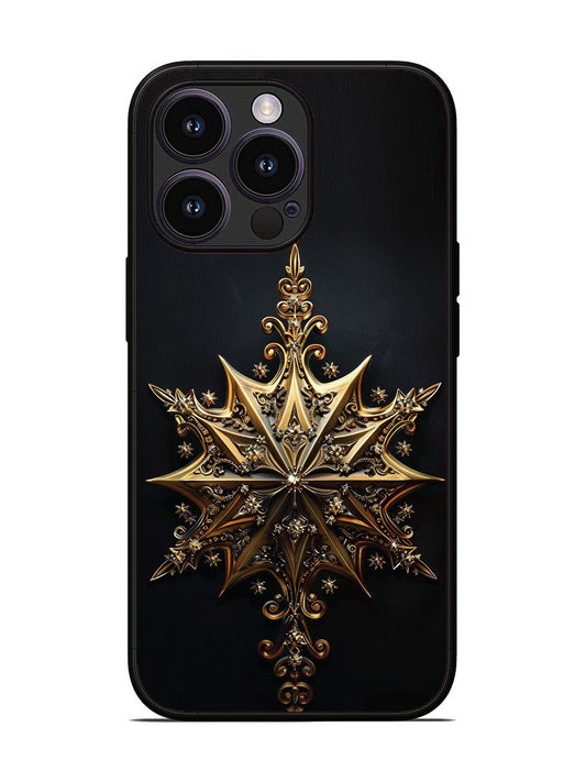 iPhone 14 Pro Ornate Golden Star