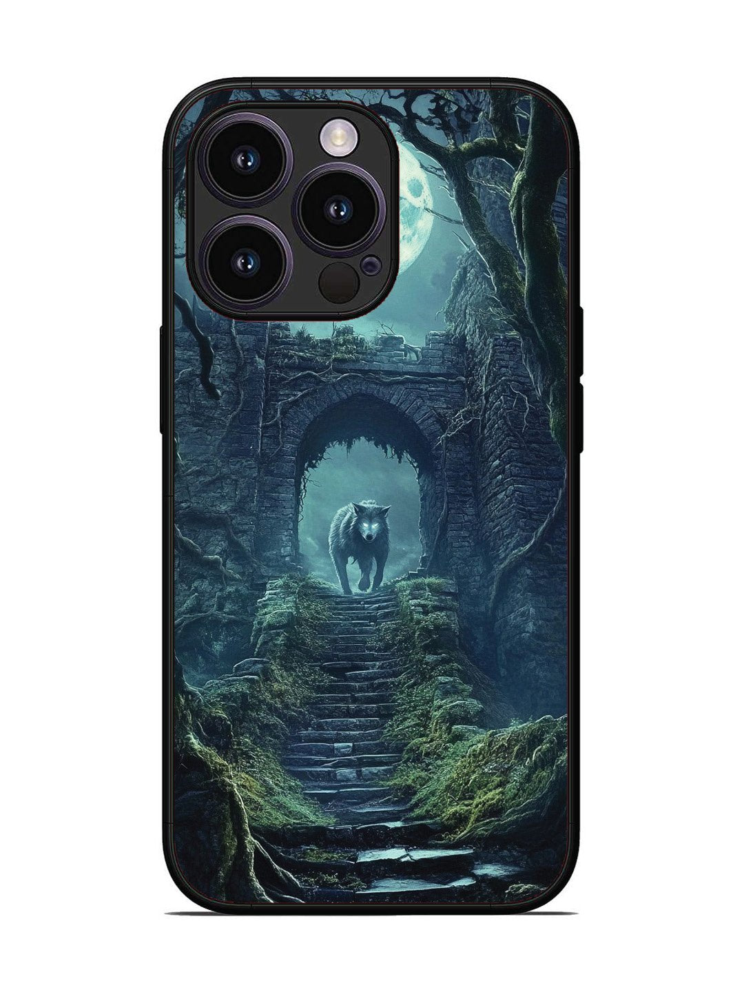 iPhone 14 Pro Moonlit Forest Gateway