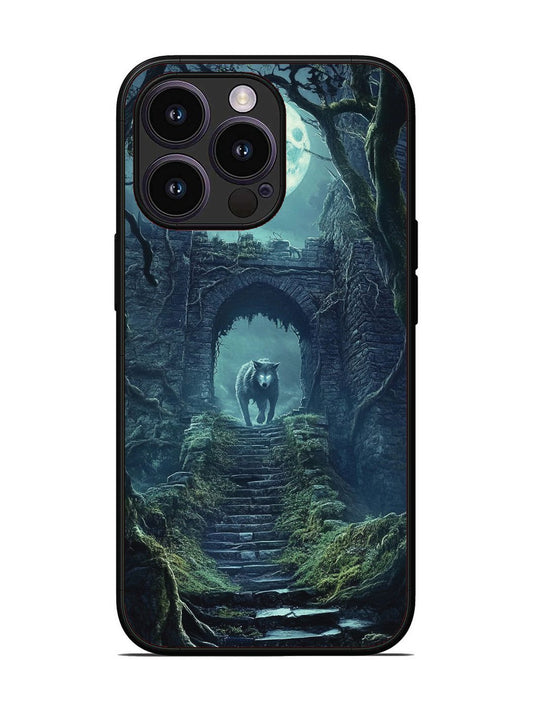 iPhone 14 Pro Moonlit Forest Gateway