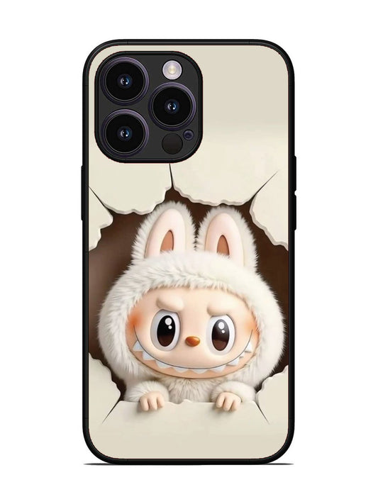 iPhone 14 Pro Labubu from Cracked Wall