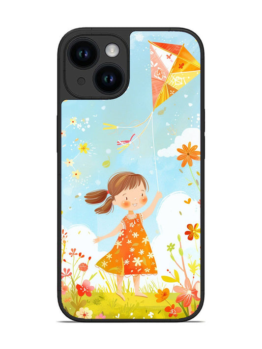 iPhone 14 Little Girl Kite Flying