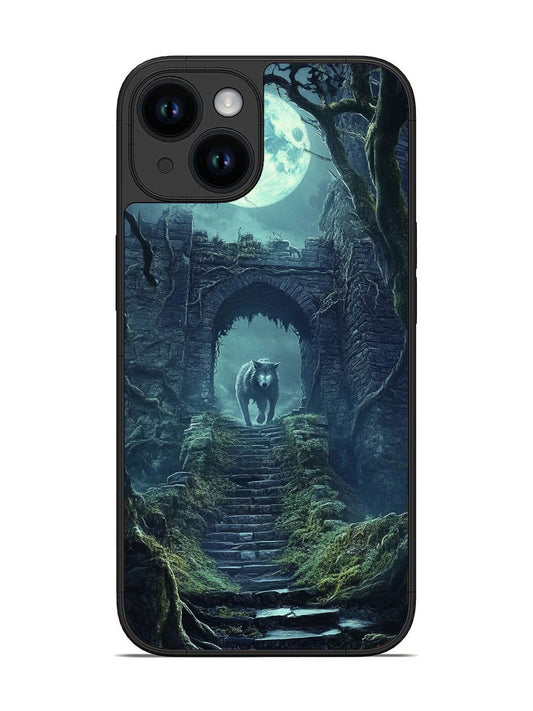 iPhone 14 Moonlit Forest Gateway