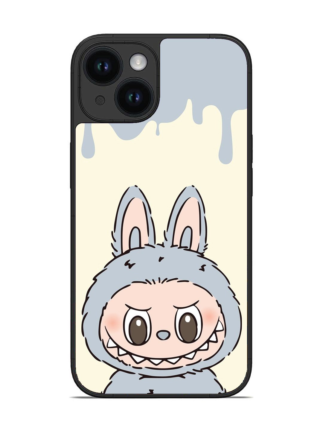 iPhone 14 Labubu Closeup Blue