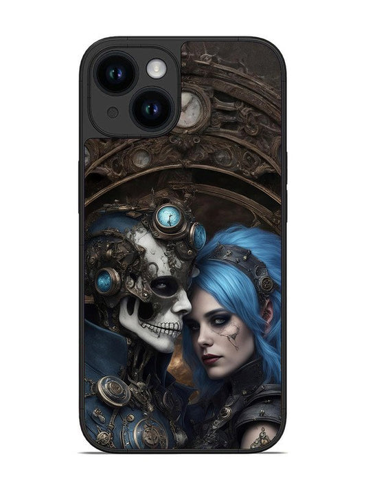 iPhone 15 Skeleton & Devil Girl
