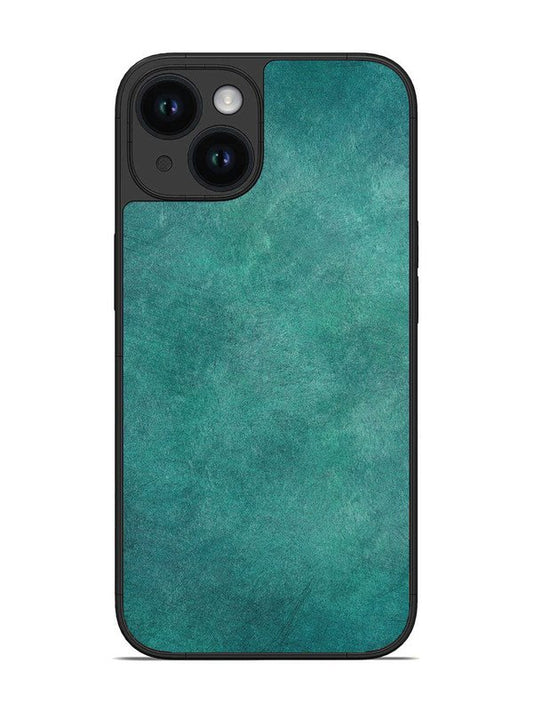 iPhone 14 Jungle green with Scratches Marble