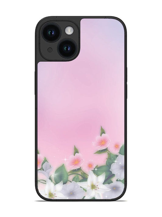 iPhone 14 Pink Floral Elegance