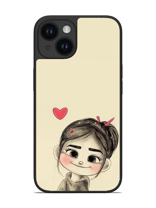 iPhone 14 Cute Girl Looking at You
