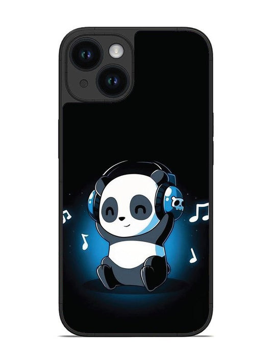 iPhone 14 Panda Listening Music