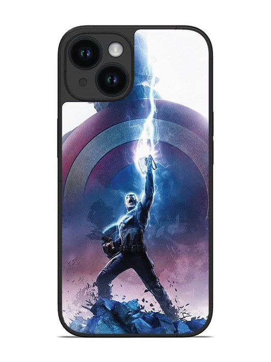 iPhone 15 captain-america-thor-hammer-lightning