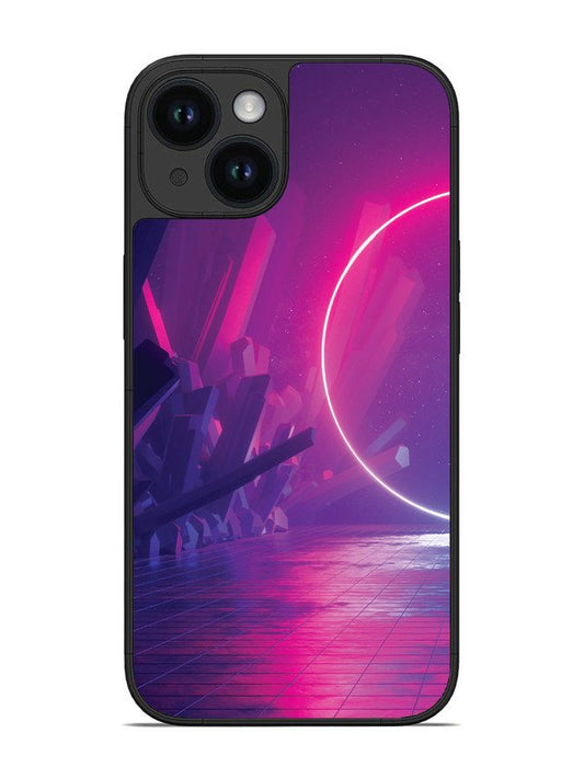 iPhone 14 abstract with Neon Light