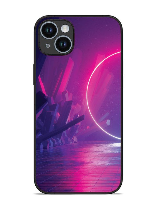 iPhone 14 Plus abstract with Neon Light