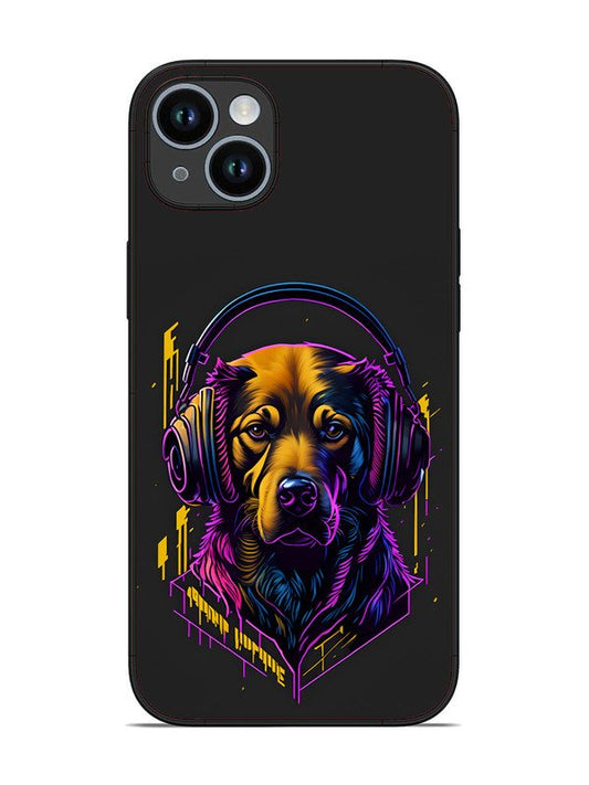 iPhone 14 Plus Music Lover Dog