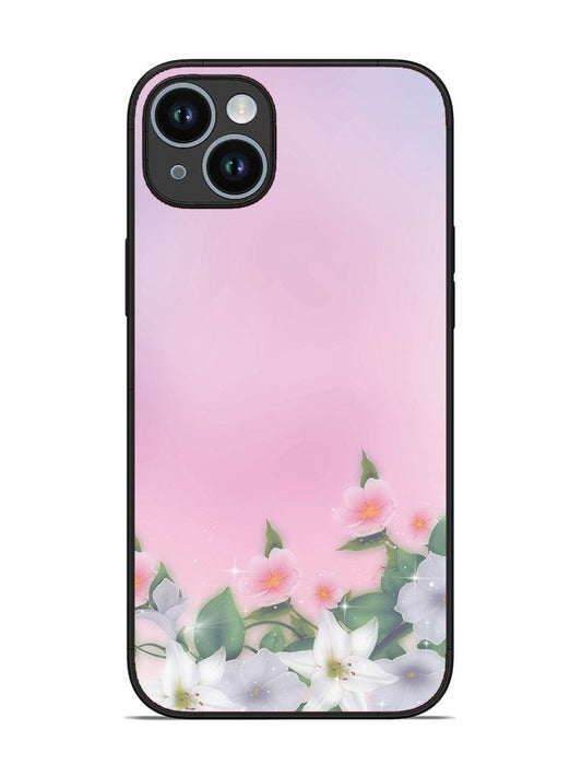 iPhone 14 Plus Pink Floral Elegance