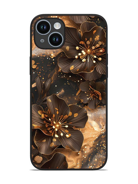 iPhone 14 Plus Golden Flowars