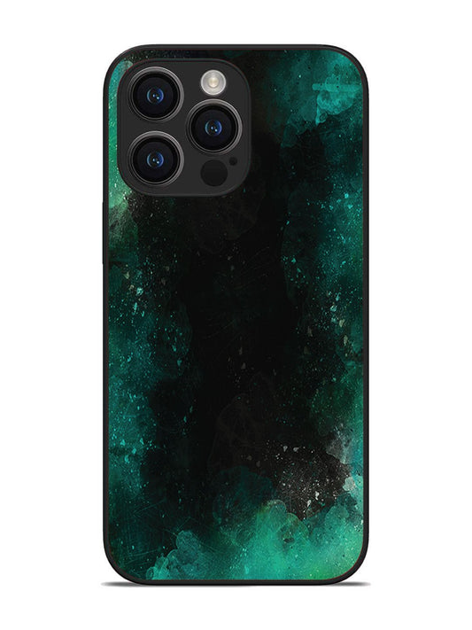 iPhone 14 pro max Dark Black And Green Forest