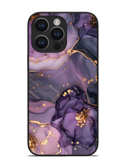 iPhone 14 pro max Royal Orchid Theme Marble