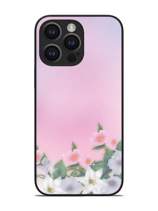 iPhone 14 pro max Pink Floral Elegance