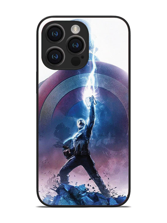 iPhone 14 pro max captain-america-thor-hammer-lightning
