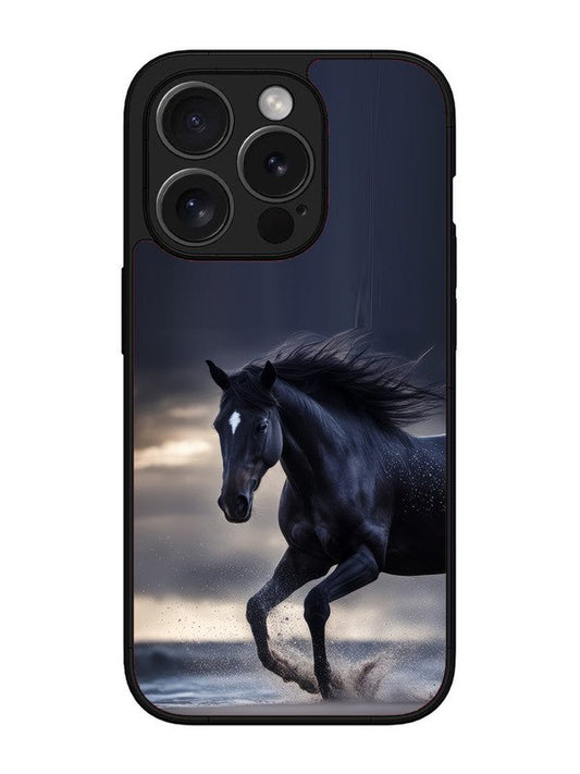 iPhone 15 pro black-horse-animal