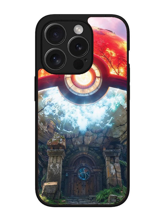 iPhone 15 pro Cartoon-ball-house-anime