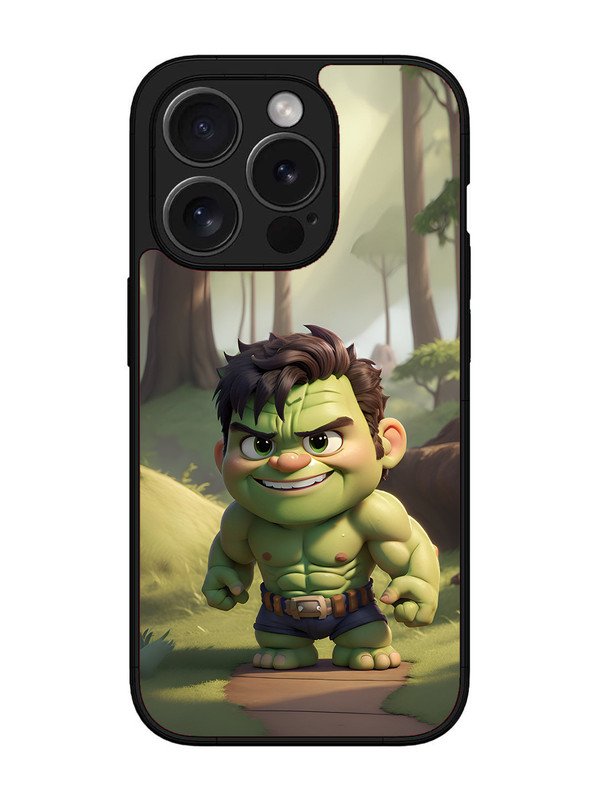 iPhone 15 Pro cute baby hulk