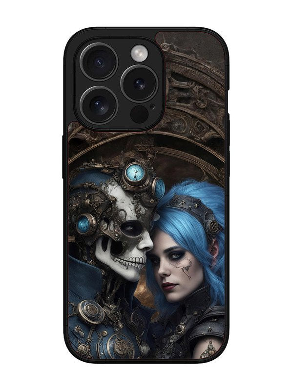 iPhone 15 Pro Skeleton & Devil Girl