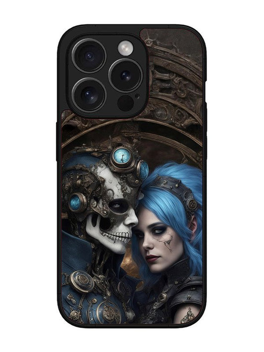iPhone 15 Pro Skeleton & Devil Girl