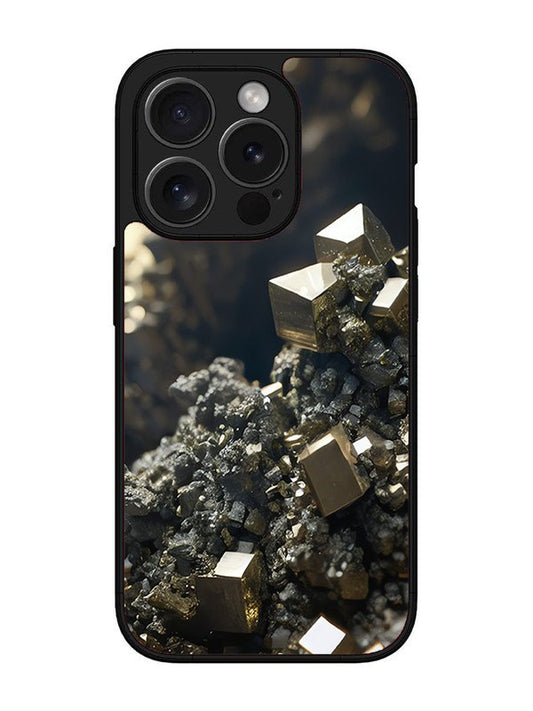 iPhone 15 Pro Gold Crystals