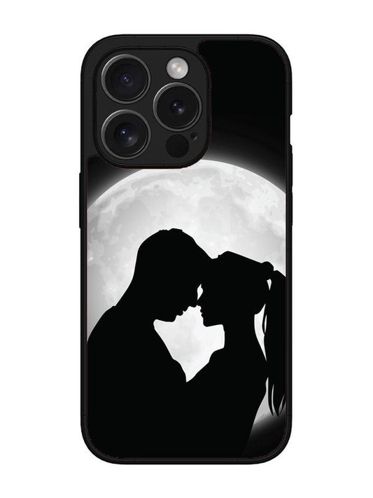 iPhone 15 Pro Couple on Moon