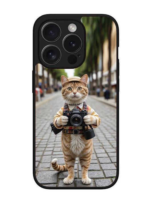 iPhone 15 pro Cat as Cameraman