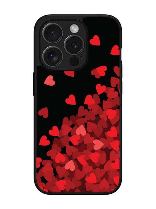 iPhone 15 Pro Red Hearts