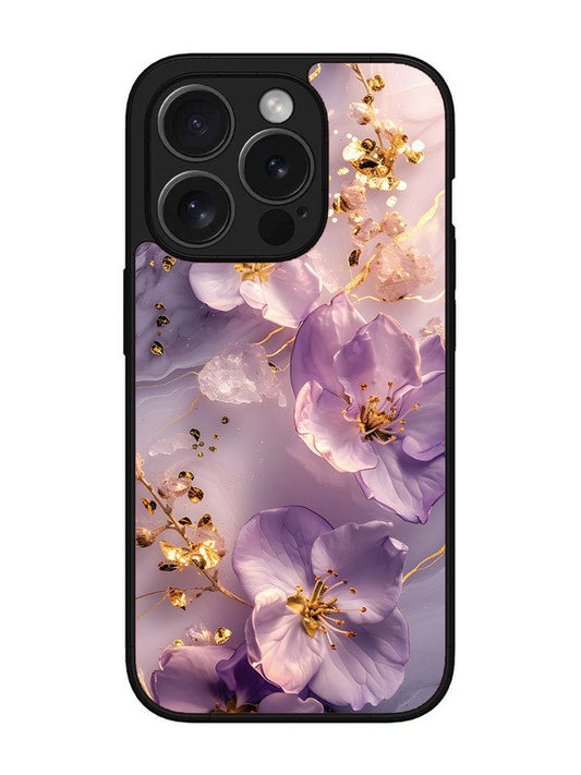 iPhone 15 Pro Orchid with Golden Safron