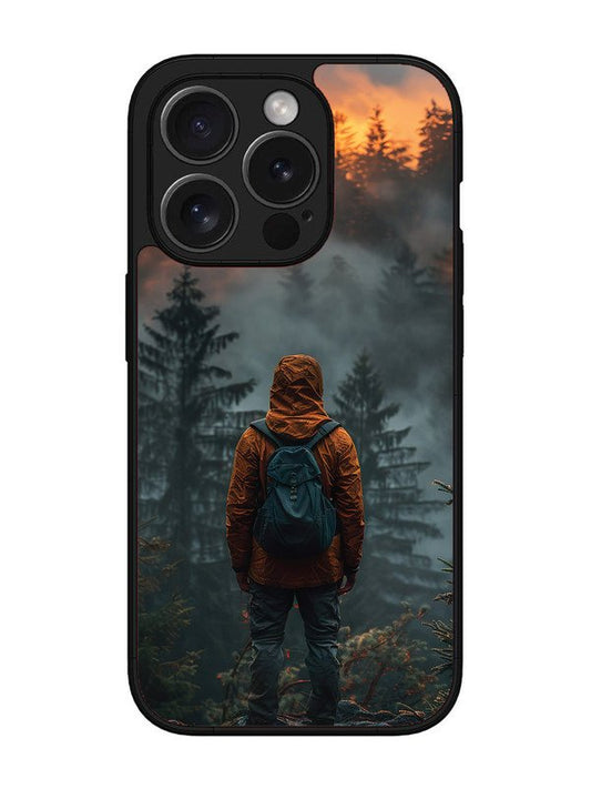 iPhone 15 Pro Alone in Forest