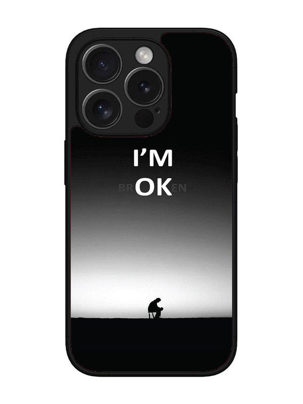 iPhone 15 Pro I'm Broken A man on Chair Alone