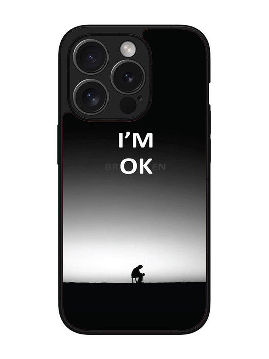 iPhone 15 Pro I'm Broken A man on Chair Alone