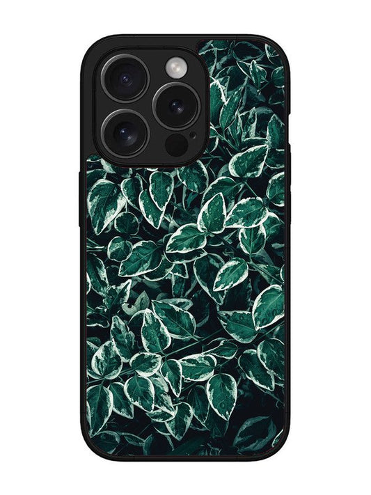 iPhone 15 Pro Green Oasis Leafs