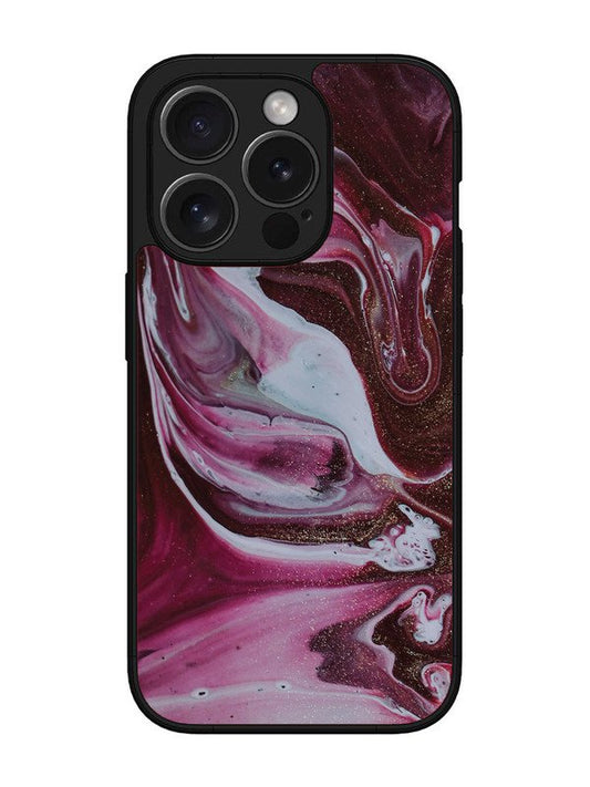 iPhone 15 Pro Pink And Golden Marble