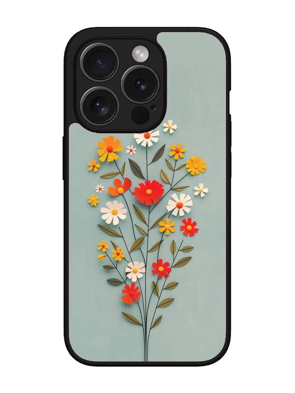 iPhone 15 pro Paper Flowers