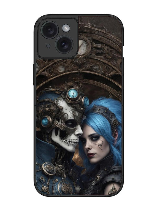 iPhone 15 Plus Skeleton & Devil Girl