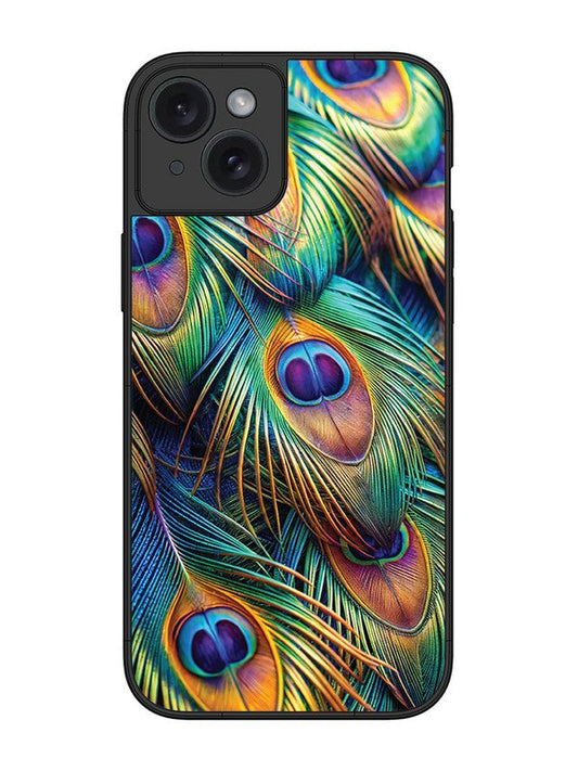 iPhone 15 Plus peacock feather