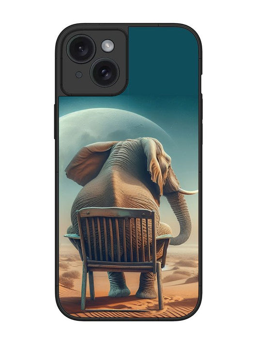 iPhone 15 Plus Baby Elephant om chair