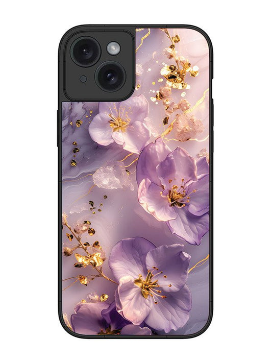 iPhone 15 Plus Orchid with Golden Safron