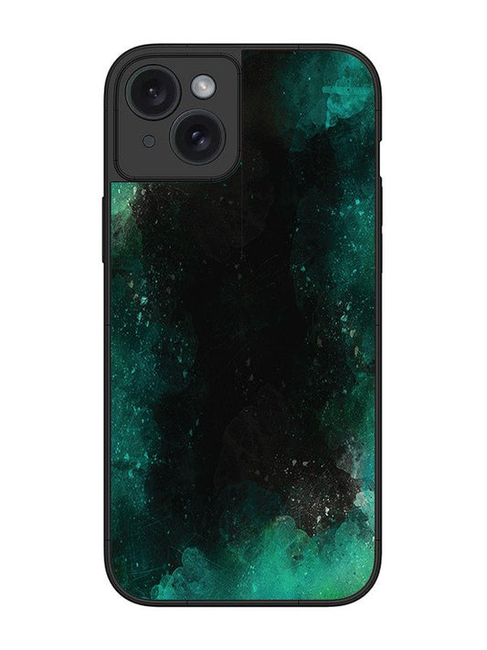 iPhone 15 Plus Dark Black And Green Forest