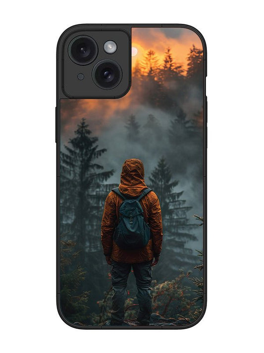 iPhone 15 Plus Alone in Forest