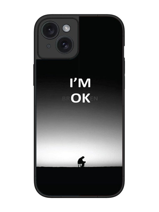 iPhone 15 Plus I'm Broken A man on Chair Alone