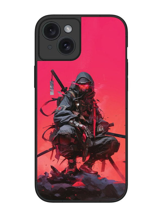 iPhone 15 Plus Cyberpunk Ninja Katana